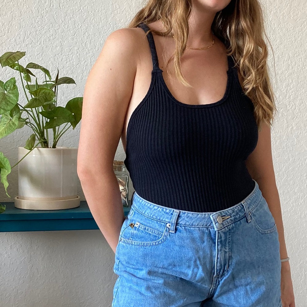 The Line By K Charm bodysuit open back